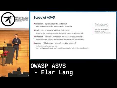 OWASP ASVS - What Is It And What Is New In The V5.0 Release - Elar Lang